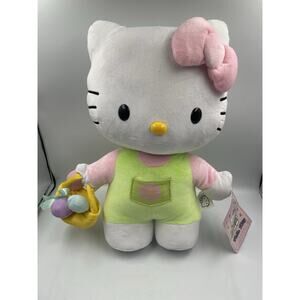 NEW Hello Kitty Easter Basket & Eggs Oversized Plush Greeter